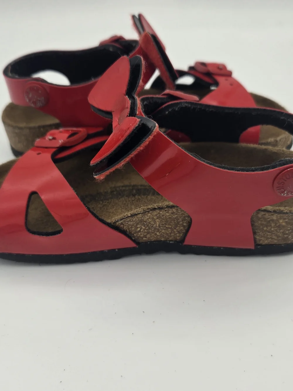 Birkenstock Red Bow Strap Kids Sandals Eu 26 Us 8